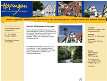 Tablet Screenshot of hayingen.de